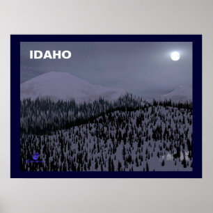 Koudnacht in Idaho Poster