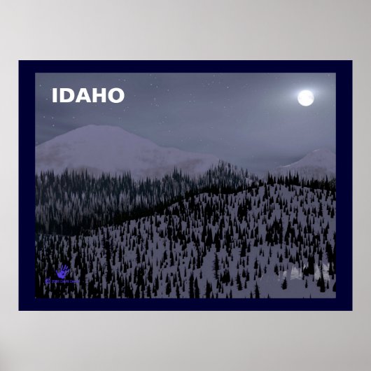 Koudnacht in Idaho Poster (Voorkant)