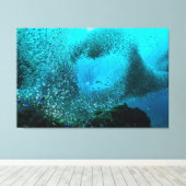 Koudrivissenwolk Canvas Afdruk (Insitu (Houten vloer))