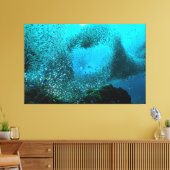 Koudrivissenwolk Canvas Afdruk (Insitu (Woonkamer))