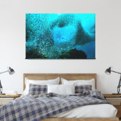 Koudrivissenwolk Canvas Afdruk (Insitu (Slaapkamer))