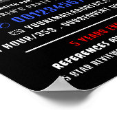 Koudschoenen, Kinder entertainer, Adverteren kast Poster (Hoek)