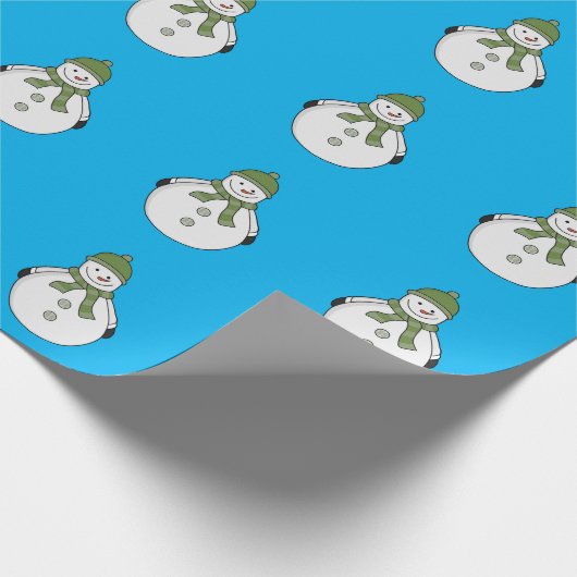 Koudsneeuwman Cadeaupapier (Hoek)