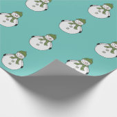 Koudsneeuwman Cadeaupapier (Hoek)