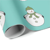 Koudsneeuwman Cadeaupapier (Rol Hoek)