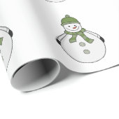 Koudsneeuwman Cadeaupapier (Rol Hoek)