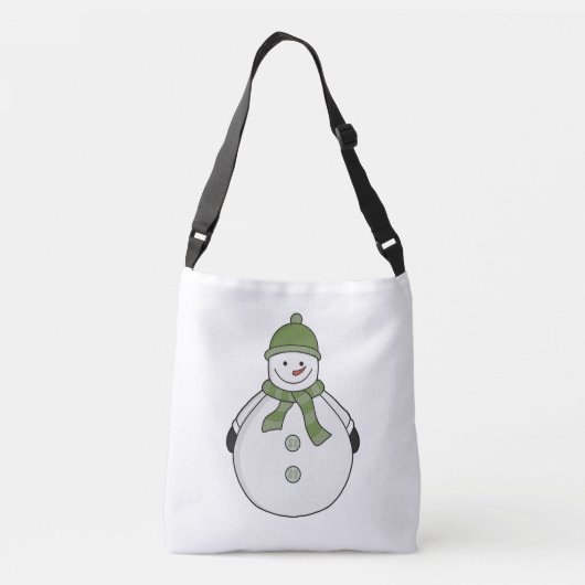 Koudsneeuwman Crossbody Tas (Achterkant)