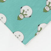 Koudsneeuwman Fleece Deken (Hoek)