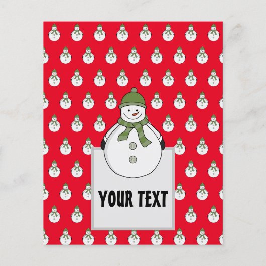 Koudsneeuwman Flyer (Achterkant)