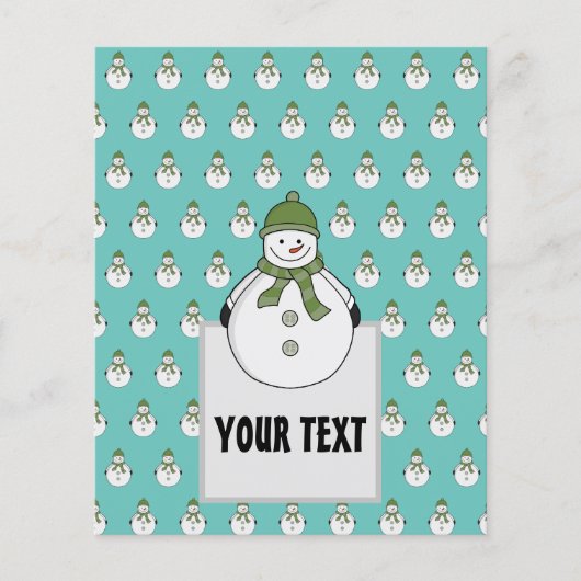 Koudsneeuwman Flyer (Voorkant)