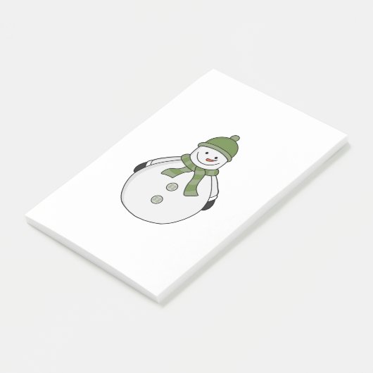 Koudsneeuwman Post-it® Notes (Schuin)