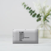 Koudstaal Visitekaartje (Staand voorkant)