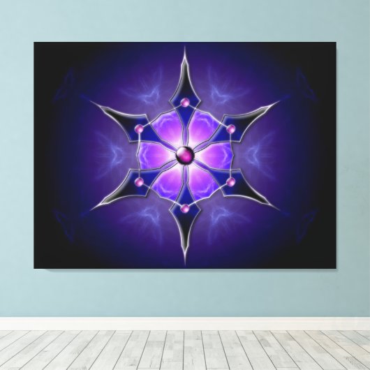 Koudstarliescanvas afdrukken (Insitu (Houten vloer))