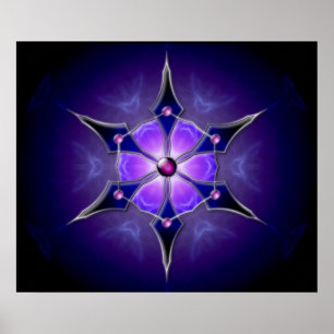Koudstarlight afdrukken poster