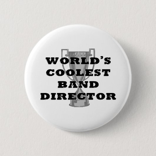 Koudste band directeur ronde button 5,7 cm (Voorkant)