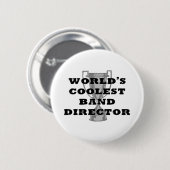 Koudste band directeur ronde button 5,7 cm (Voorkant /achterkant)