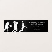 Koudste Basketball-Visitekaartjes Visitekaartje (Binnenkant ongevouwen)