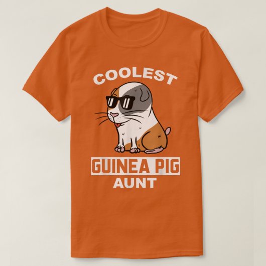 Koudste cavia thuistante Pet T-shirt (Design voorkant)