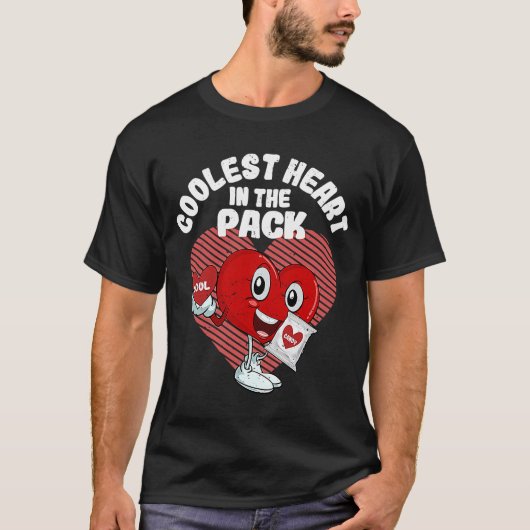 Koudste hartslag in de Valentijnsdag van de verpak T-shirt (Voorkant)