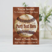 Koudste  honkbalinjecties, JOUW TEKST Kaart (Staand voorkant)