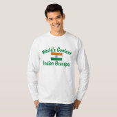 Koudste Indische opa T-shirt (Voorkant volledig)