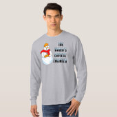 Koudste ingenieur Snowman T-shirt (Voorkant volledig)