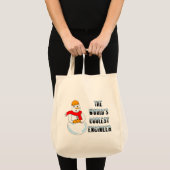 Koudste ingenieur Snowman Tote Bag (Voorkant (product))
