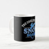 Koudste jongens Snowboard Koffiemok (Voorkant links)
