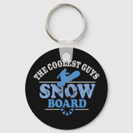 Koudste jongens Snowboard Sleutelhanger
