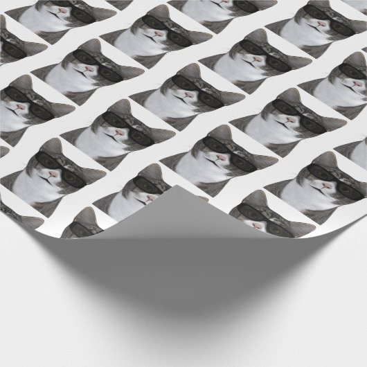 Koudste kat in de stad cadeaupapier (Hoek)