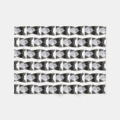 Koudste kat in de stad fleece deken (Voorkant (Horizontaal))