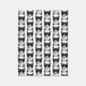 Koudste kat in de stad fleece deken (Voorkant)