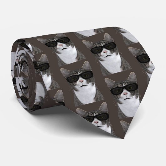Koudste kat in de stad stropdas (Opgerold)