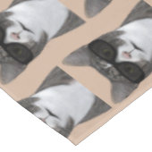 Koudste kat in de stad tafelkleed (Gekanteld)