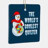 Koudste kwilter keramisch ornament (Rechts)
