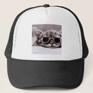 Koudste levende kat Trucker Hat Pet