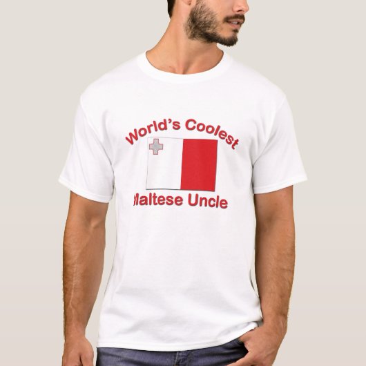 Koudste Maltese oom T-shirt (Voorkant)