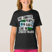 Koudste mensen op aarde leven in Atwater Village T-shirt (Voorkant)