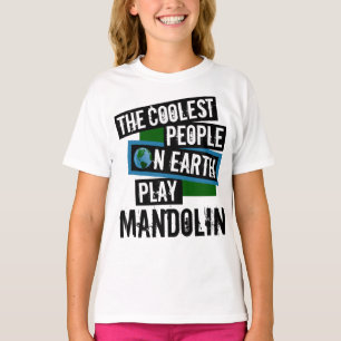 Koudste mensen op aarde Mandolin spelen T-shirt