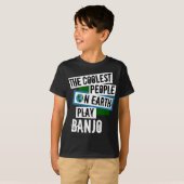 Koudste mensen op aarde spelen Banjo T-shirt (Voorkant volledig)