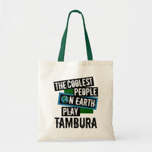 Koudste mensen op aarde spelen Tambura Tote Bag