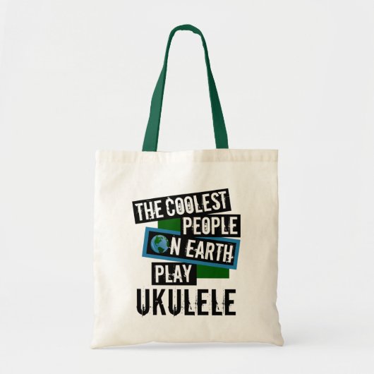 Koudste mensen op aarde spelen Ukulele Tote Bag (Voorkant)