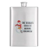 Koudste mijnbouwingenieur Snowman Flacon (Voorkant)