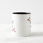 Koudste neef ooit zwart en rood tweekleurige koffiemok (Center)