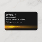 Koudste ontwerp van Visitekaartje voor motorvoertu (Achterkant)