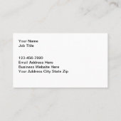 Koudste ontwerp van Visitekaartjes voor motorvoert (Achterkant)