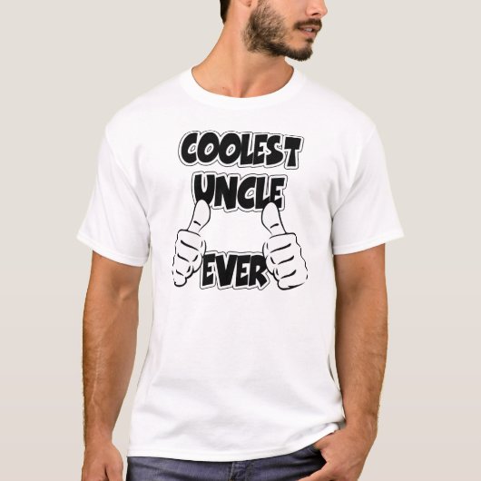 Koudste Oom Ever T-shirt (Voorkant)