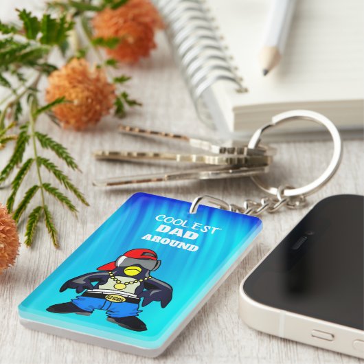 Koudste pap rond Sleutelhanger rechthoek (Voorkant Rechts)