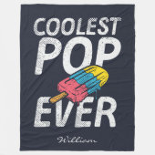 Koudste Pop ooit Ice Cream Popicle Fleece Deken (Voorkant)