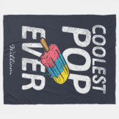 Koudste Pop ooit Ice Cream Popicle Fleece Deken (Voorkant (Horizontaal))